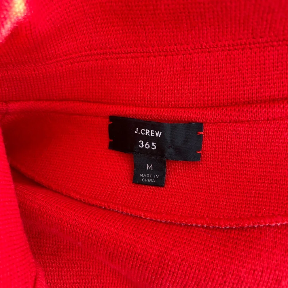 J. Crew 365 Vibrant Red Cardigan Sweater